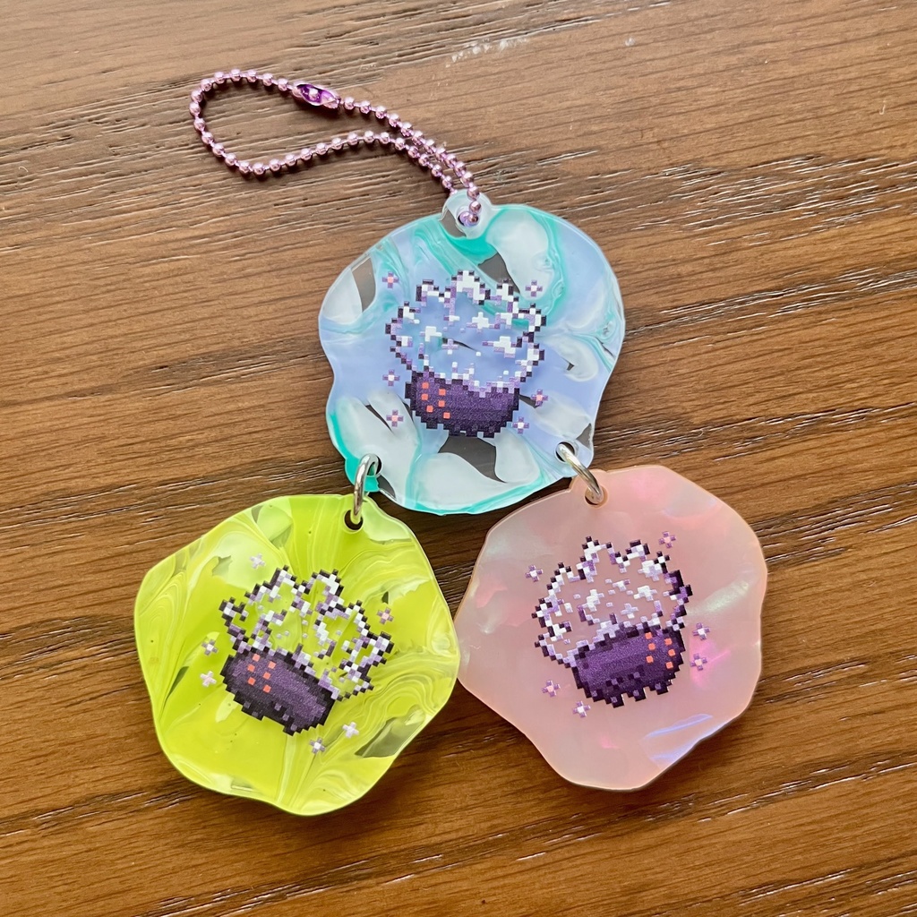 連結彩蟲アクキー