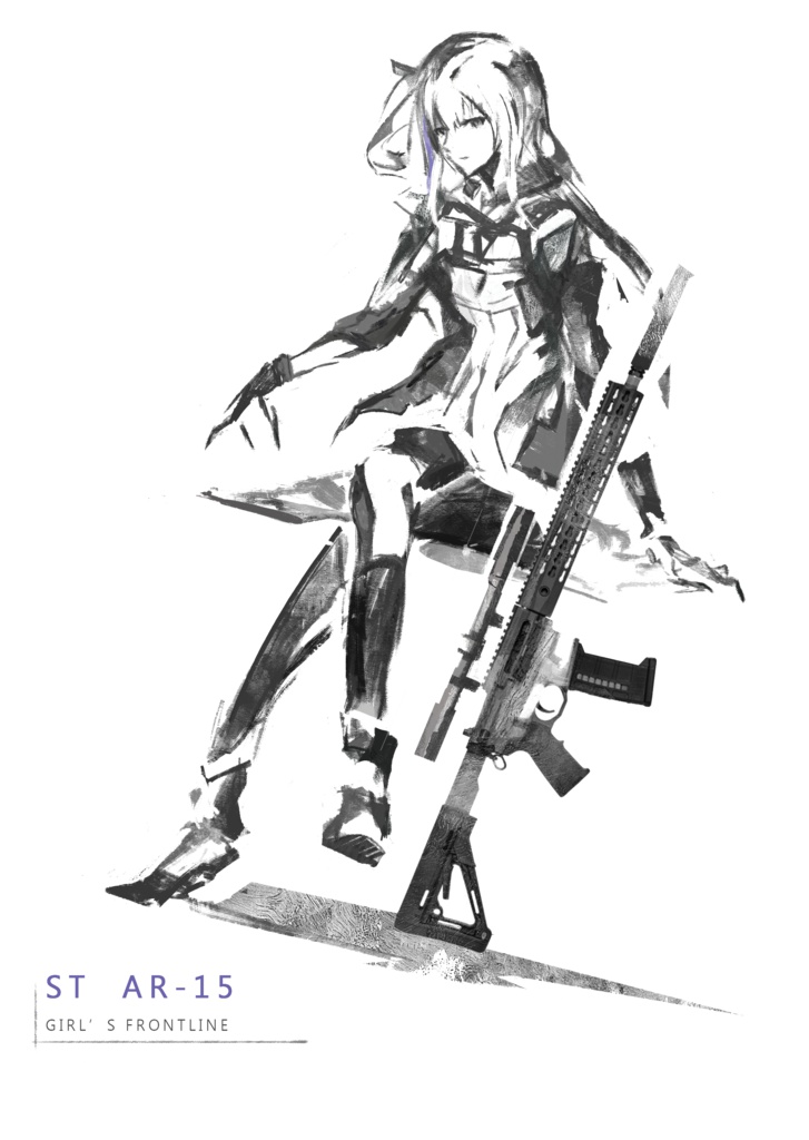 ドルフロ ST AR-15 Tシャツ