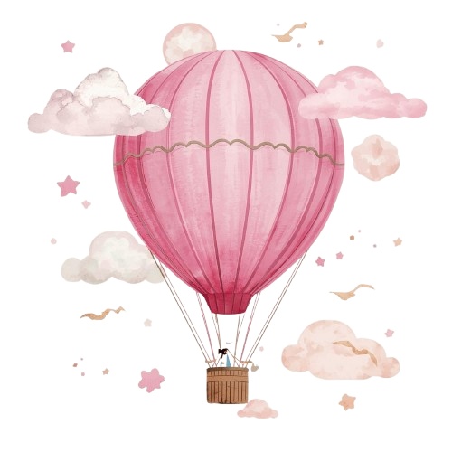 ピンク×アンティーク×水彩旅行シリーズ