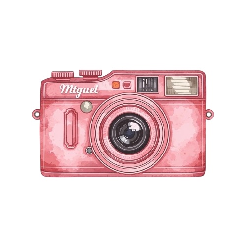 ピンク×アンティーク×水彩旅行シリーズ