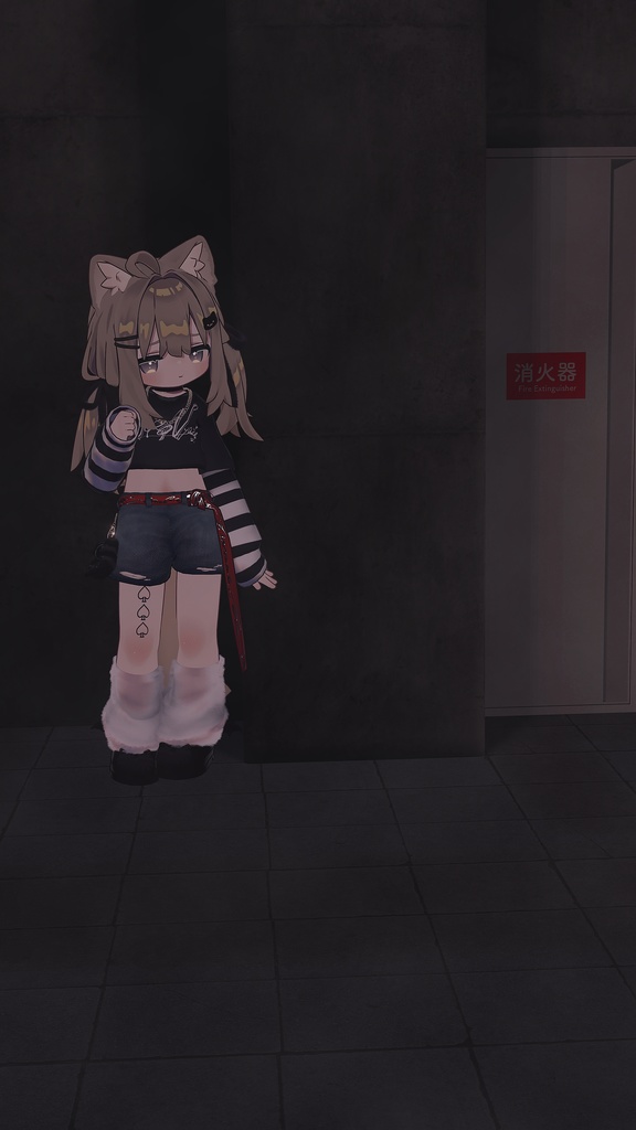 【まめふれんず対応衣装】🐱ゴロンニャパンク