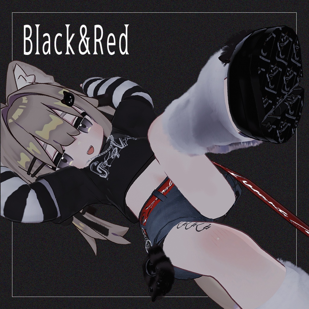 【まめふれんず対応衣装】🐱ゴロンニャパンク