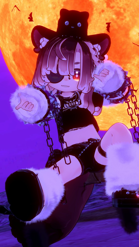 【まめふれんず対応衣装】🐱Prisonyar punk -ぷりずにゃーぱんく-