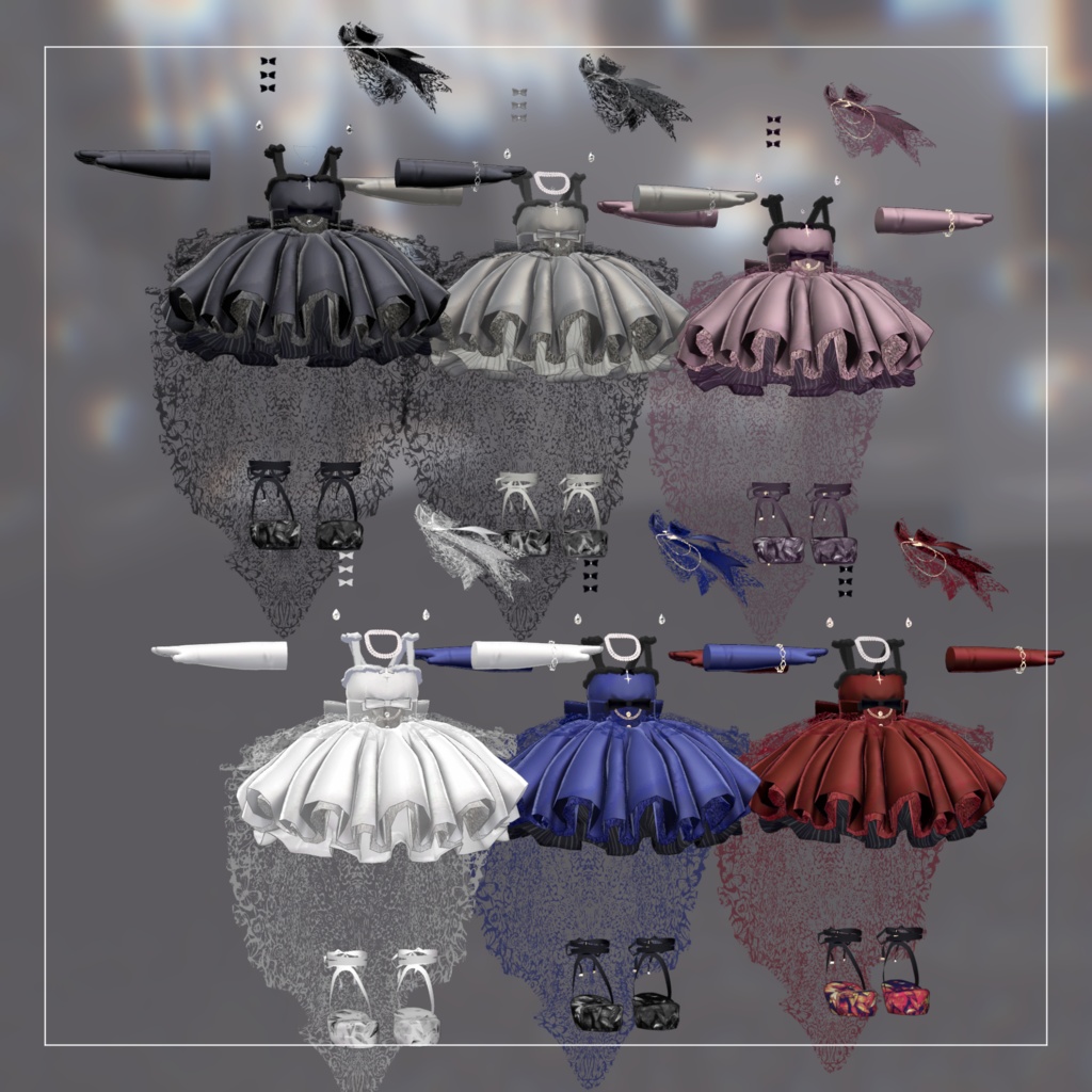 【まめふれんず対応衣装】👠まめオペレッタ👠