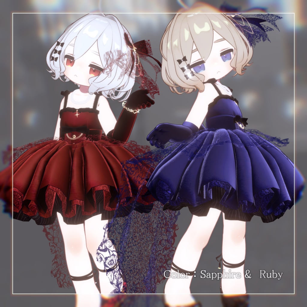 【まめふれんず対応衣装】👠まめオペレッタ👠