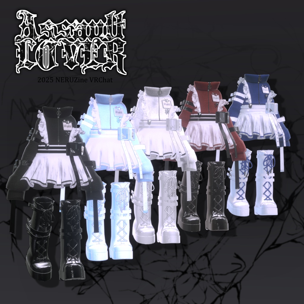 【まめふれんず対応衣装】🔫アサルトラバー💘-Assault LOVER-