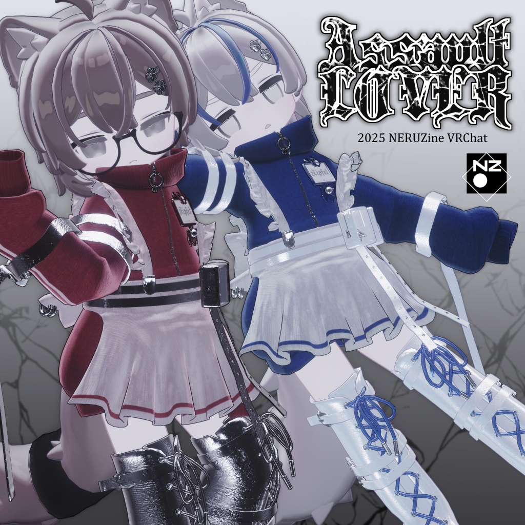 【まめふれんず対応衣装】🔫アサルトラバー💘-Assault LOVER-