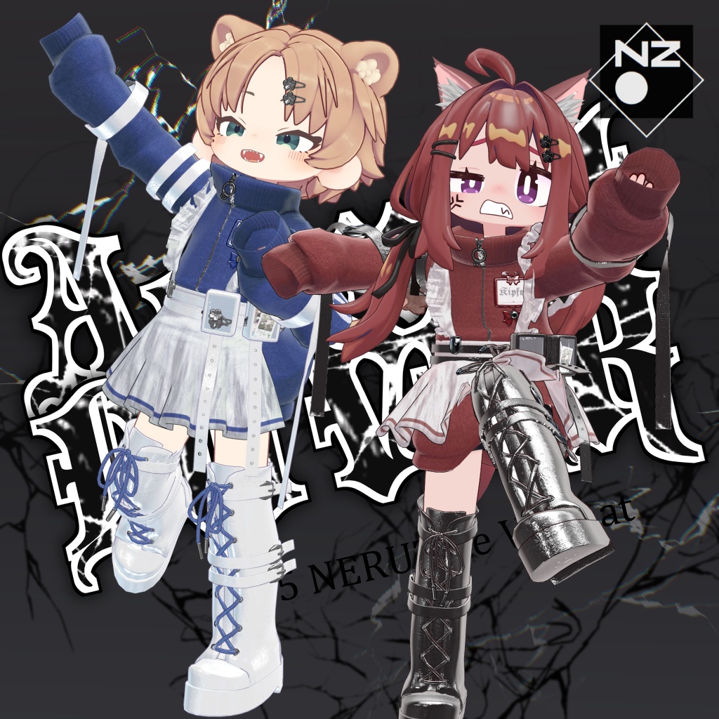 【まめふれんず対応衣装】🔫アサルトラバー💘-Assault LOVER-