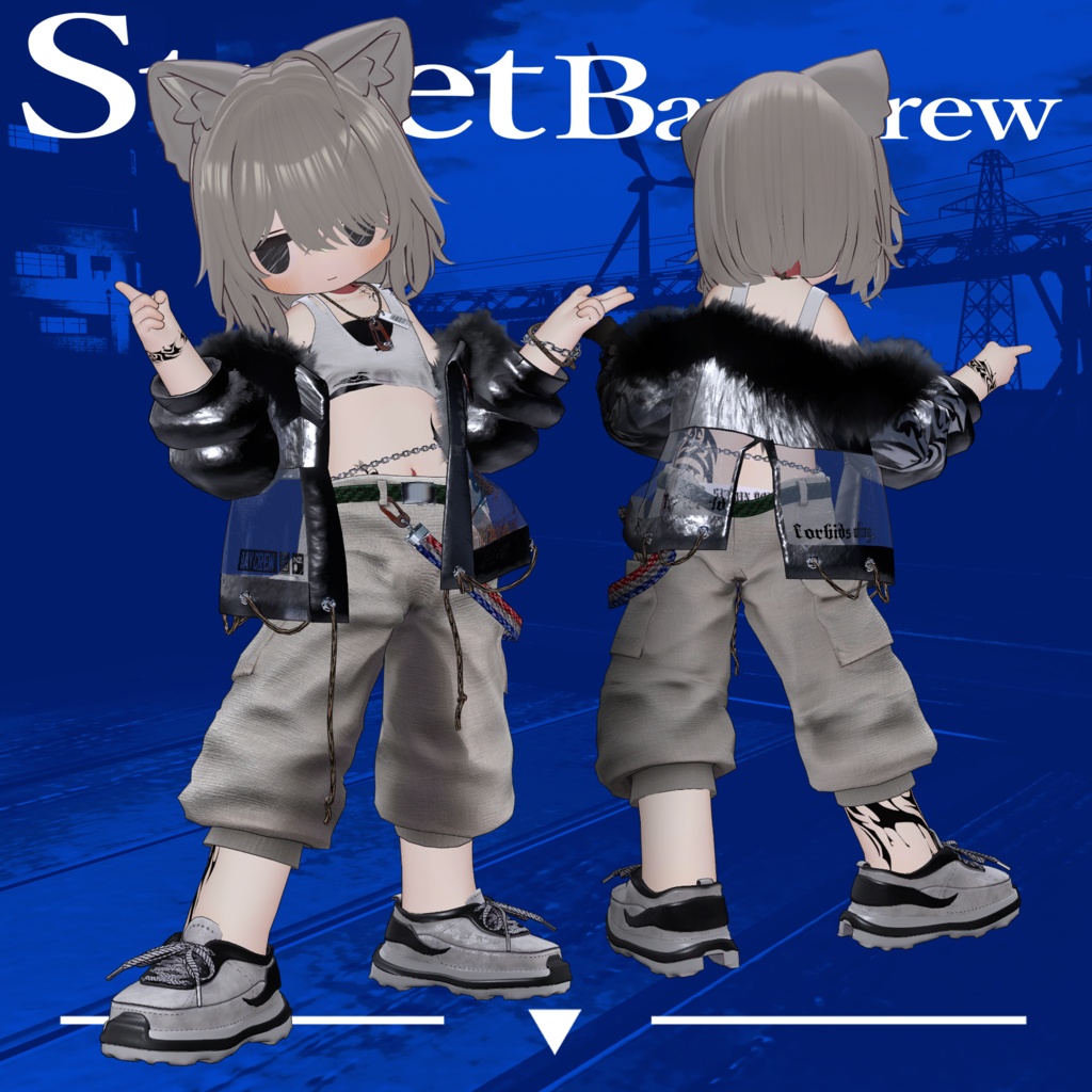 【まめふれんず対応衣装】Street Bay Crew⚓