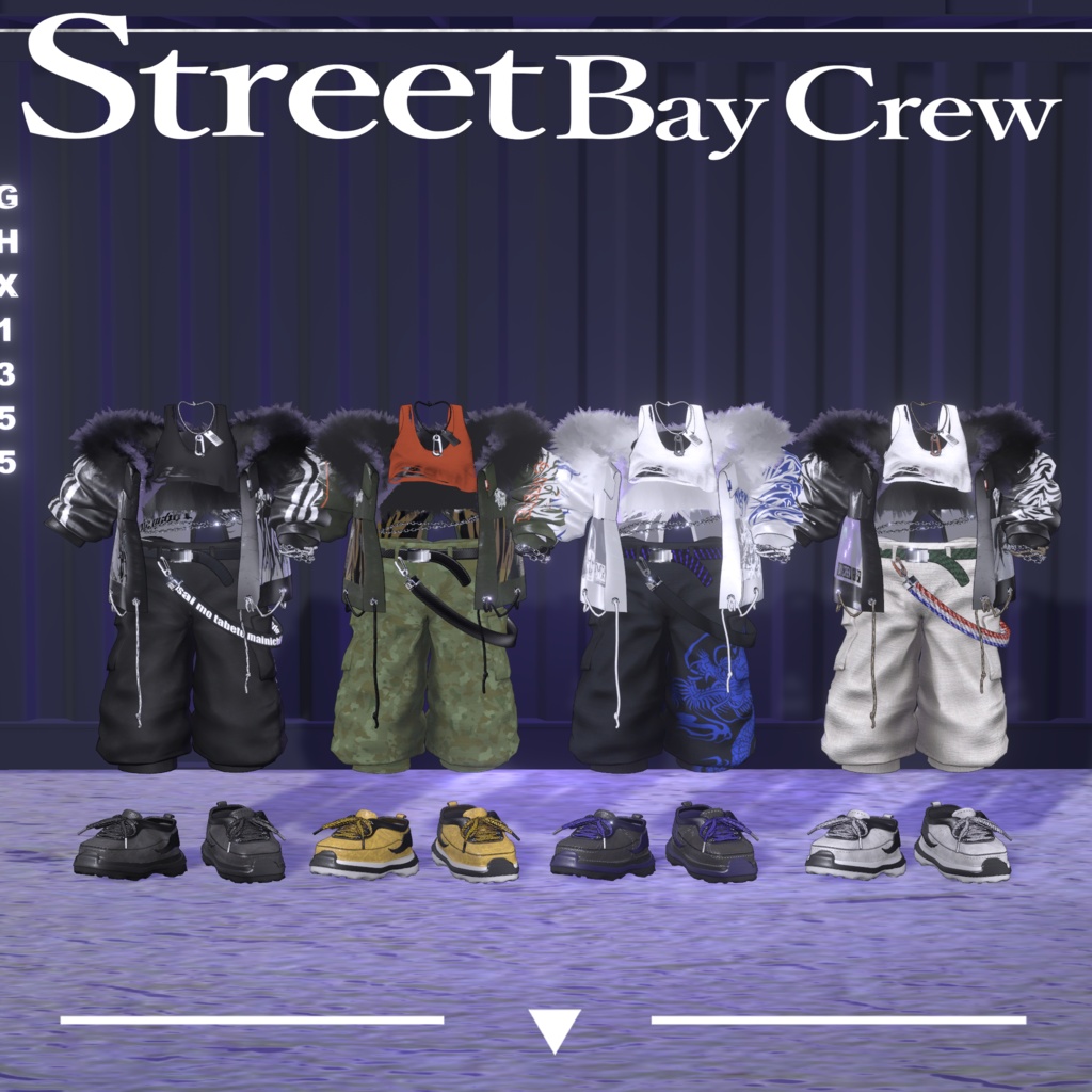 【まめふれんず対応衣装】Street Bay Crew⚓