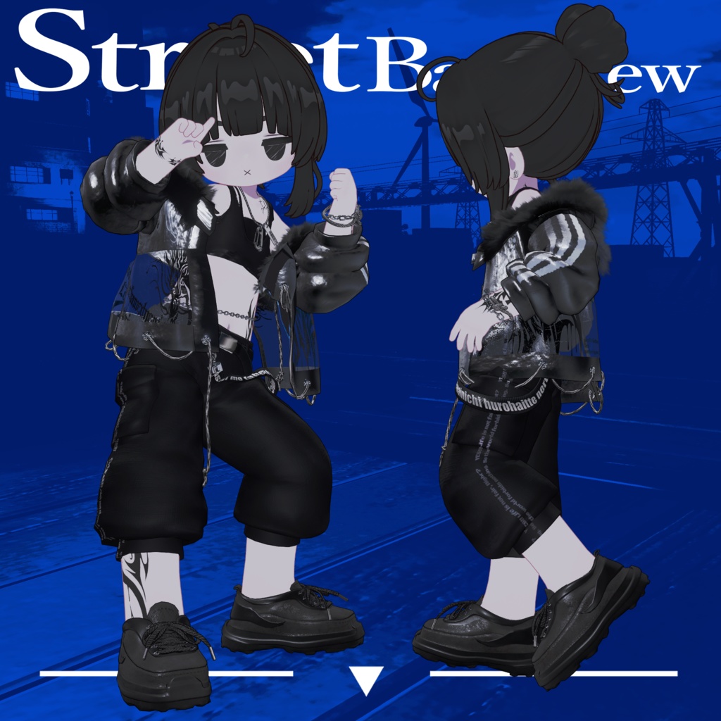 【まめふれんず対応衣装】Street Bay Crew⚓