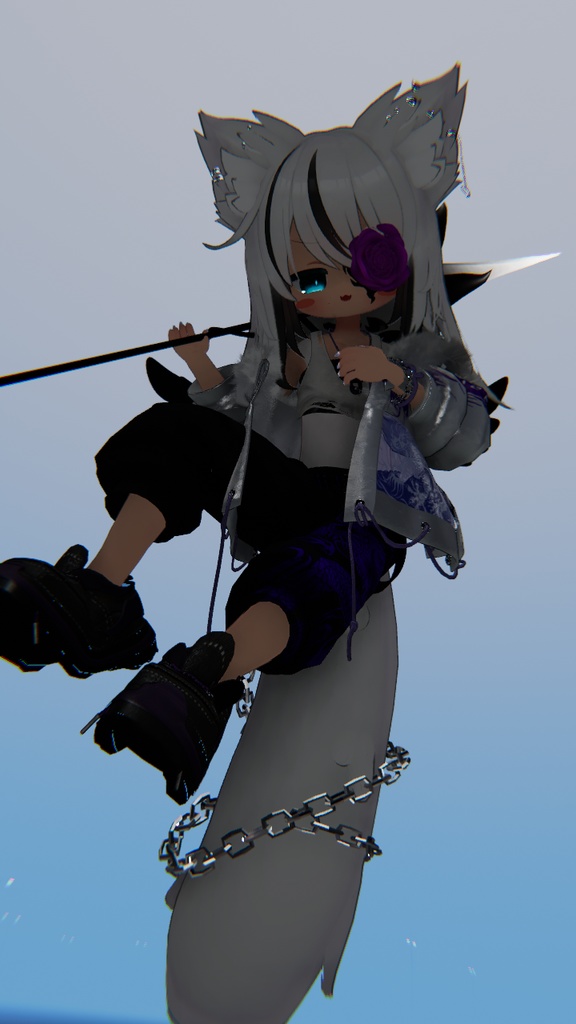 Techno Beast🐺🎧️テクノビースト【獣耳、尻尾、アクセサリー】