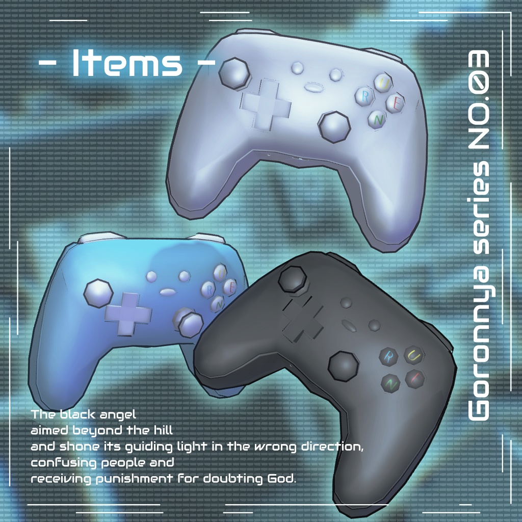 【まめふれんず対応衣装】ゴロンニャゲーミング🎮GoronnyaGaming フルセット (アニメーションギミック+アクセサリー付)