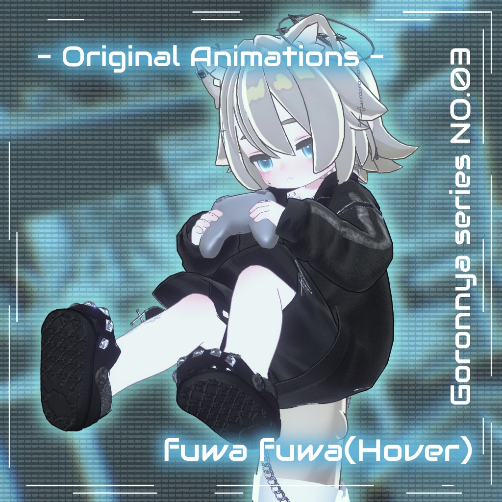 【まめふれんず対応衣装】ゴロンニャゲーミング🎮GoronnyaGaming フルセット (アニメーションギミック+アクセサリー付)