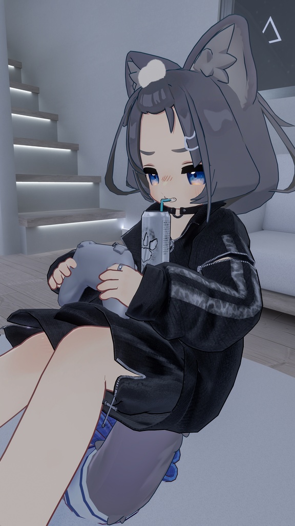 【まめふれんず対応衣装】ゴロンニャゲーミング🎮GoronnyaGaming フルセット (アニメーションギミック+アクセサリー付)