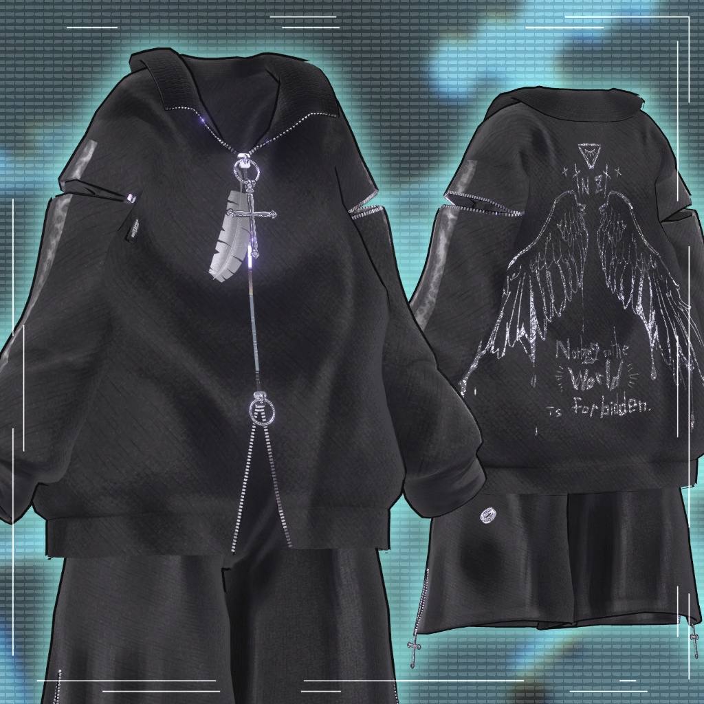 【まめふれんず対応衣装】ゴロンニャゲーミング🎮GoronnyaGaming フルセット (アニメーションギミック+アクセサリー付)