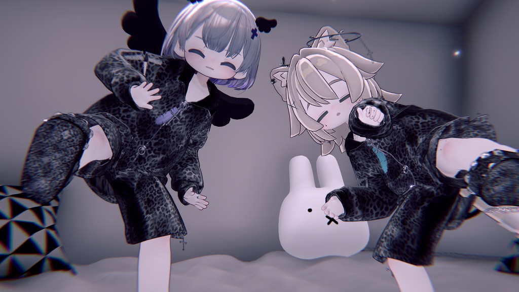 【まめふれんず対応衣装】ゴロンニャゲーミング🎮GoronnyaGaming フルセット (アニメーションギミック+アクセサリー付)