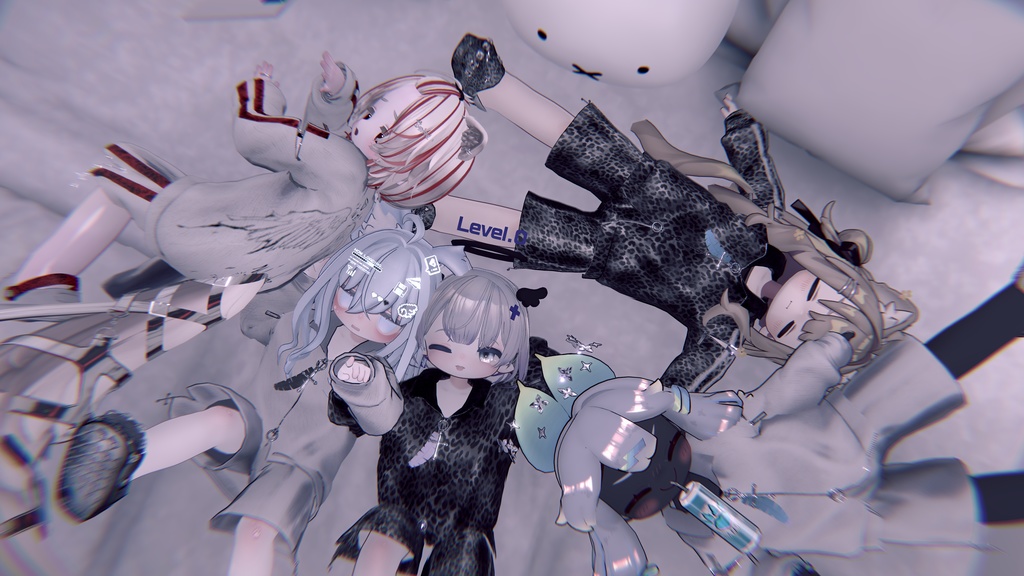 【まめふれんず対応衣装】ゴロンニャゲーミング🎮GoronnyaGaming フルセット (アニメーションギミック+アクセサリー付)