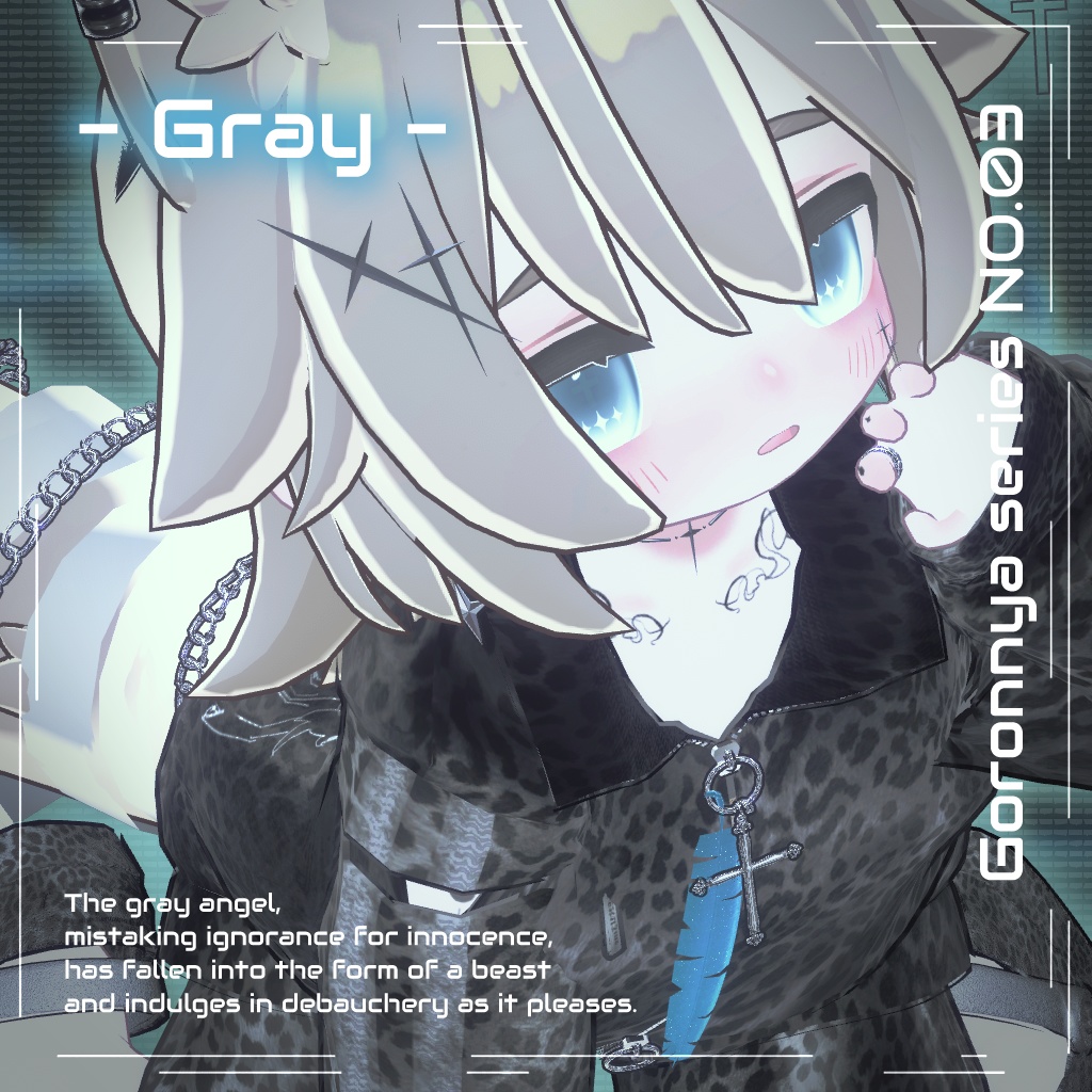 【まめふれんず対応衣装】ゴロンニャゲーミング🎮GoronnyaGaming フルセット (アニメーションギミック+アクセサリー付)