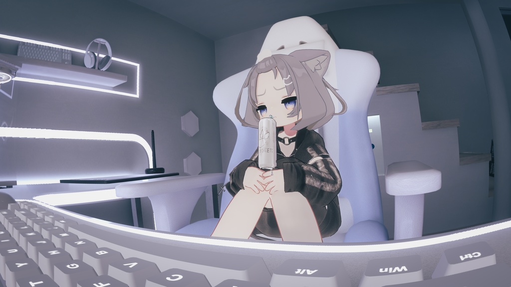 【まめふれんず対応衣装】ゴロンニャゲーミング🎮GoronnyaGaming フルセット (アニメーションギミック+アクセサリー付)