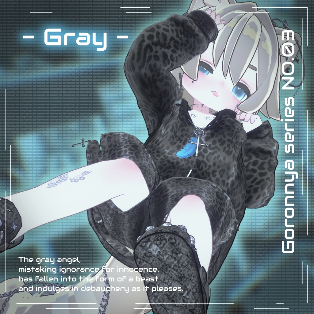 【まめふれんず対応衣装】ゴロンニャゲーミング🎮GoronnyaGaming フルセット (アニメーションギミック+アクセサリー付)