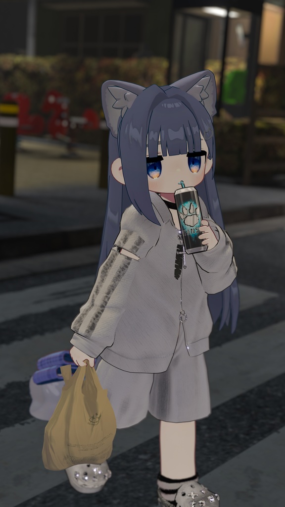 【まめふれんず対応衣装】ゴロンニャゲーミング🎮GoronnyaGaming フルセット (アニメーションギミック+アクセサリー付)