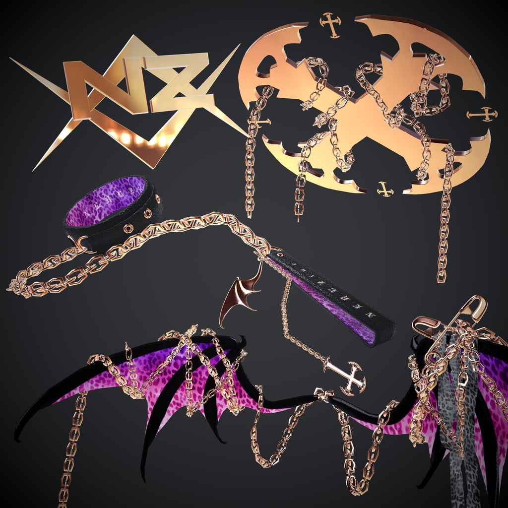 【悪魔のアクセサリーセット】⛓Dolce del Demone⛓ドルチェ・デル・デーモネ