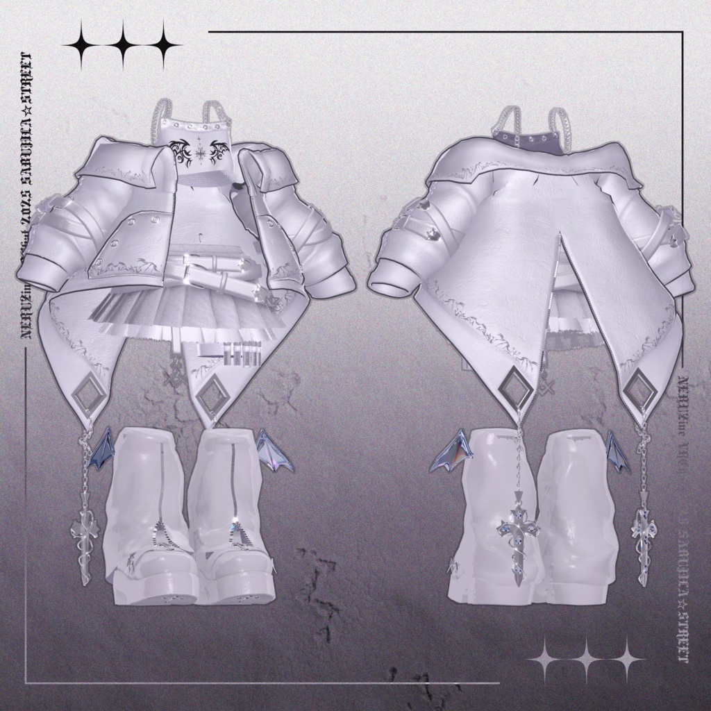 3日間限定SALE🌟【5アバター対応衣装】サブジラストリート✝SABJILA STREET