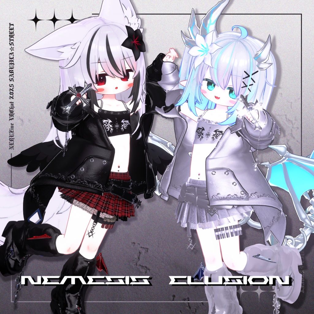 3日間限定SALE🌟【5アバター対応衣装】サブジラストリート✝SABJILA STREET