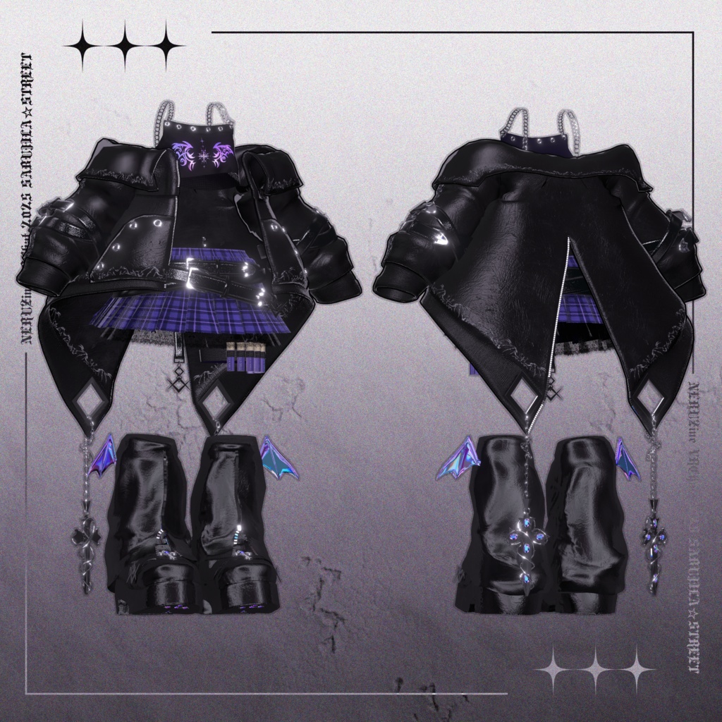 3日間限定SALE🌟【5アバター対応衣装】サブジラストリート✝SABJILA STREET