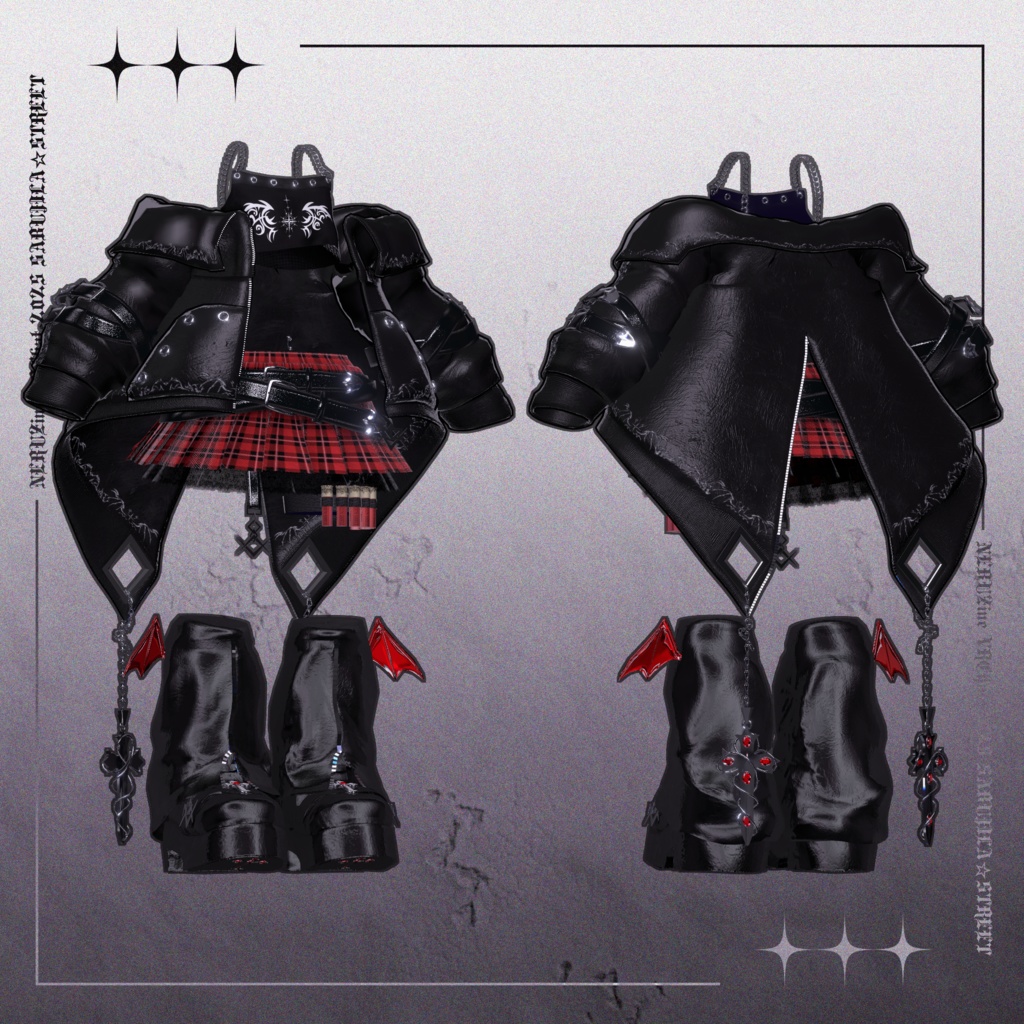 3日間限定SALE🌟【5アバター対応衣装】サブジラストリート✝SABJILA STREET