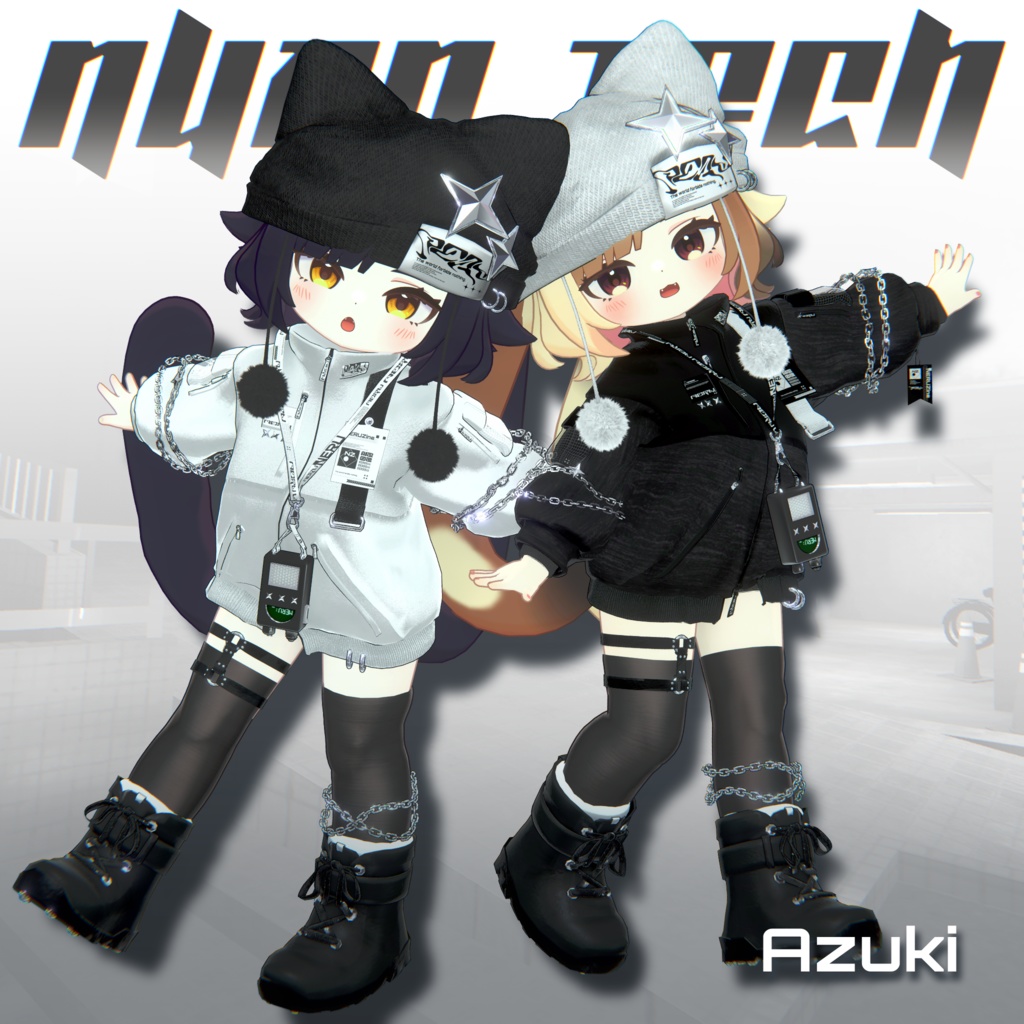 限定SALE✨【3アバター対応衣装】ニャンテックコア❄️NYAN TECH CORE❄️