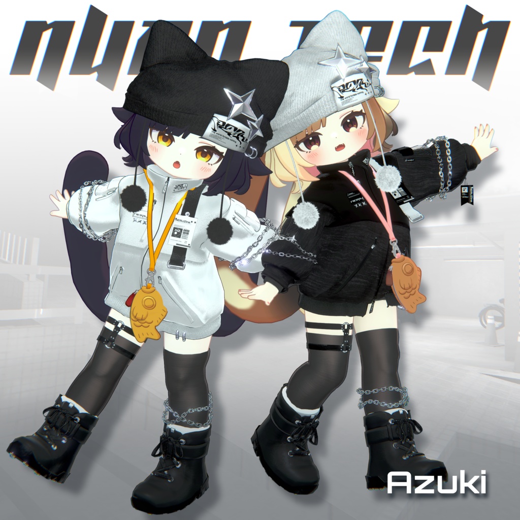 限定SALE✨【3アバター対応衣装】ニャンテックコア❄️NYAN TECH CORE❄️