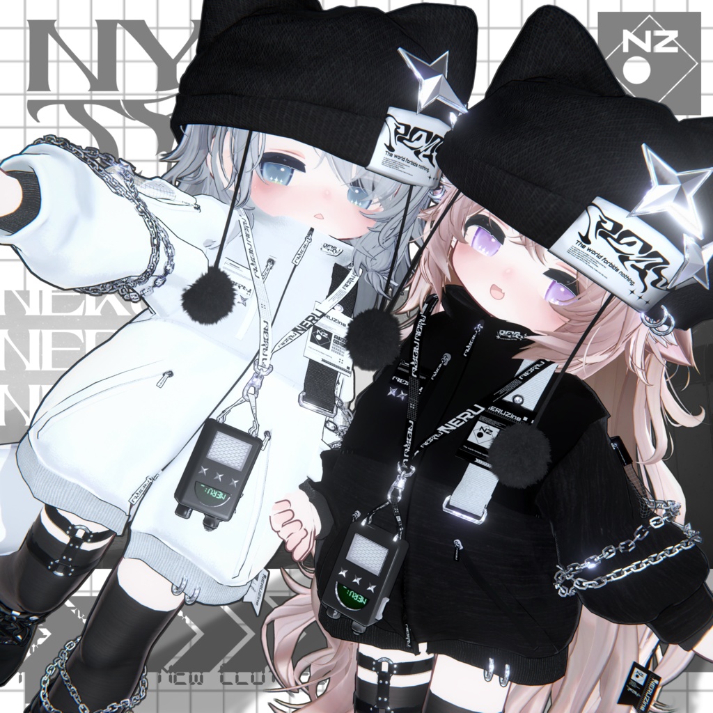 限定SALE✨【3アバター対応衣装】ニャンテックコア❄️NYAN TECH CORE❄️