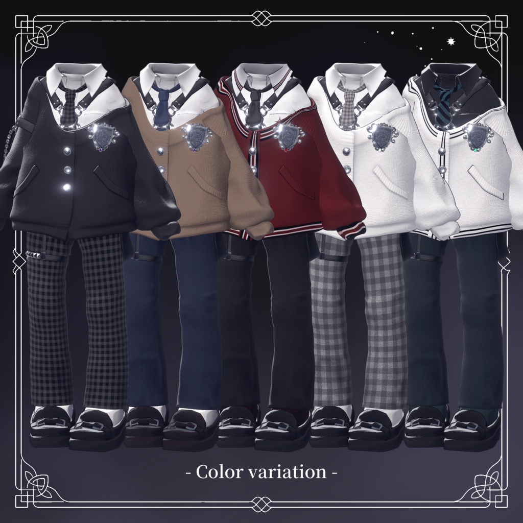 SALE✨【5素体対応衣装】🐰ナードラビット for school🖊- NerdRabbit for school -【VRChat】