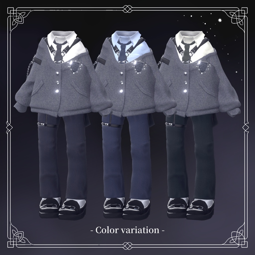 SALE✨【5素体対応衣装】🐰ナードラビット for school🖊- NerdRabbit for school -【VRChat】