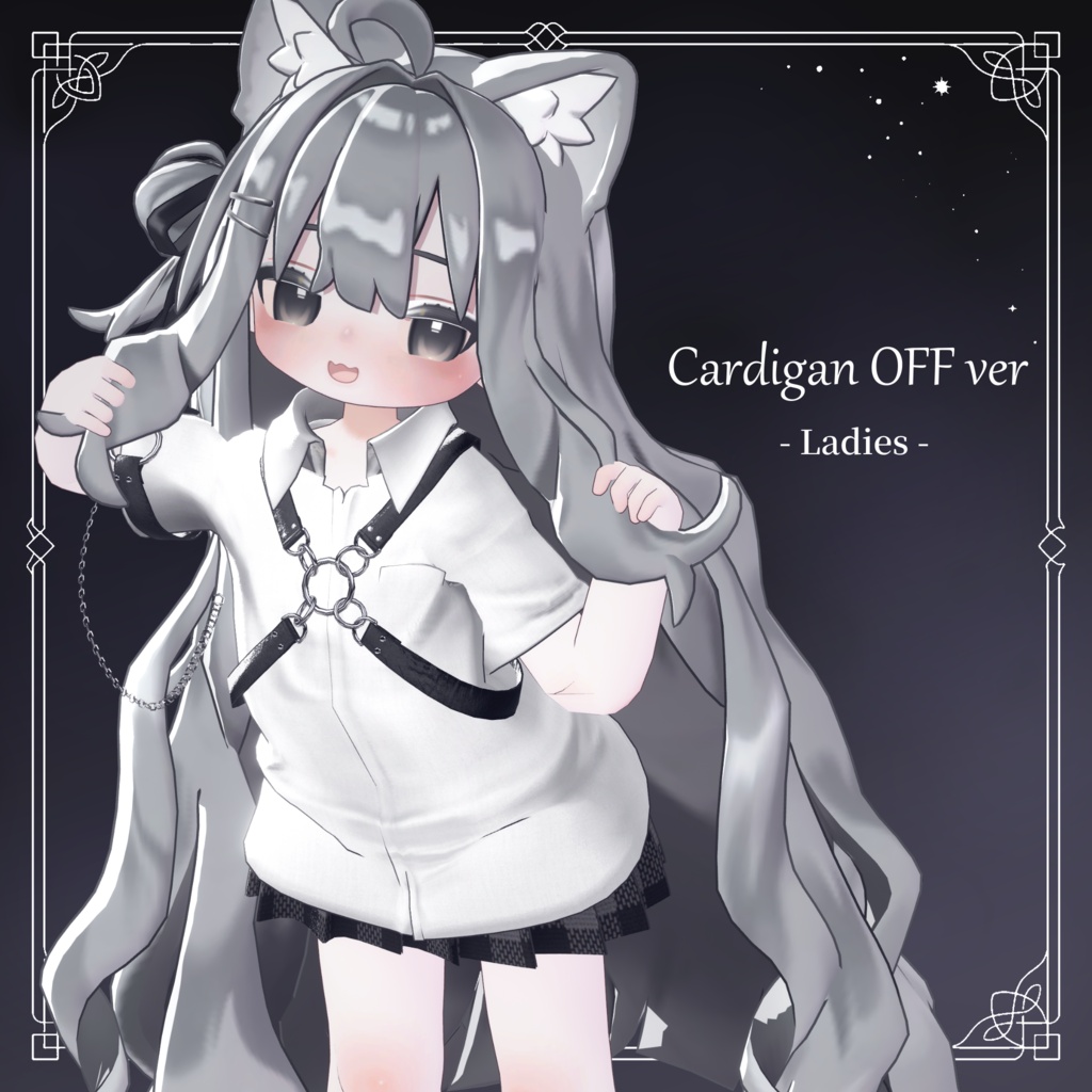 【5素体対応衣装】🐰ナードラビット for school🖊- NerdRabbit for school -【VRChat】