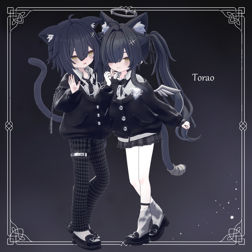 【5素体対応衣装】🐰ナードラビット for school🖊- NerdRabbit for school -【VRChat】