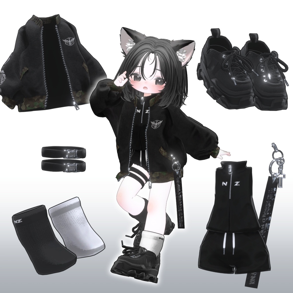 【5アバター対応(予定)衣装】まめクローザー - 2026 -【VRChat】