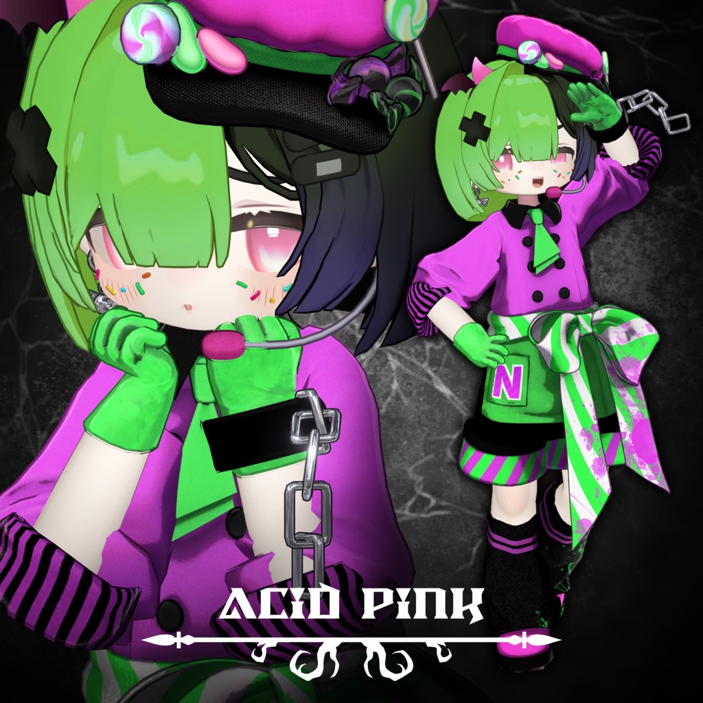 【キプフェル対応衣装】🎃🍭SWEET TOXIC KITCHEN