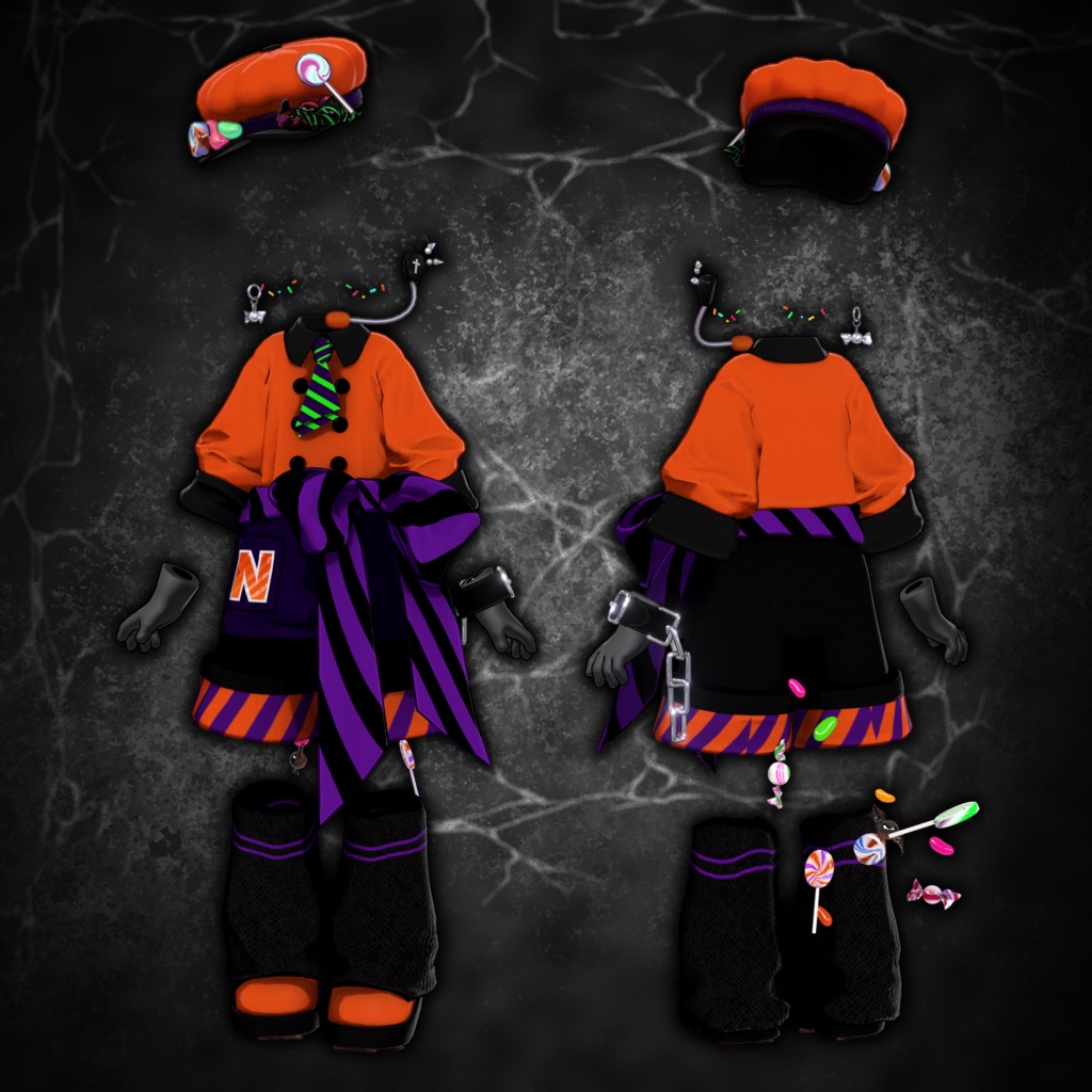 【キプフェル対応衣装】🎃🍭SWEET TOXIC KITCHEN