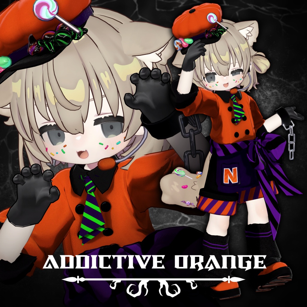 【キプフェル対応衣装】🎃🍭SWEET TOXIC KITCHEN
