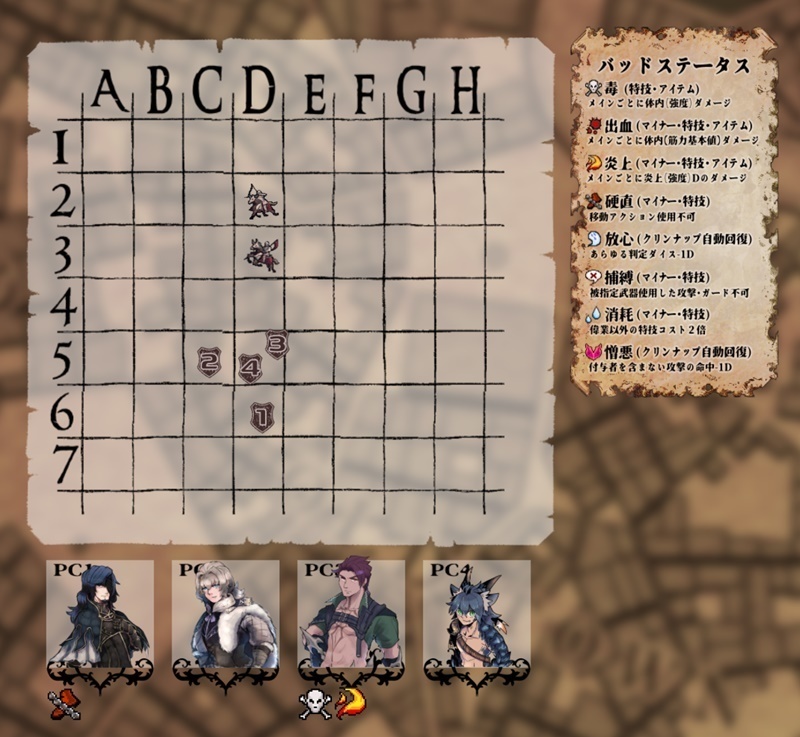 【無料】グランクレストTRPGセッション素材2