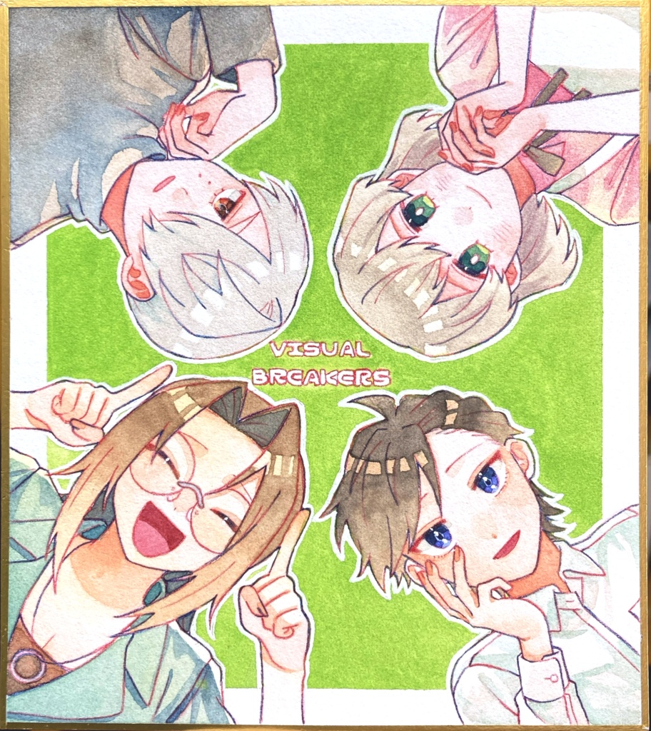 【原画】ビジュアルブレイカーズ ミニ色紙
