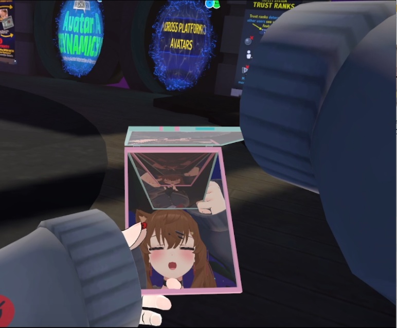 【無料】折り畳み手鏡 【VRC想定】【3Dモデル】 型番AM-001 #3