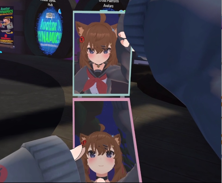 【無料】折り畳み手鏡 【VRC想定】【3Dモデル】 型番AM-001 #3