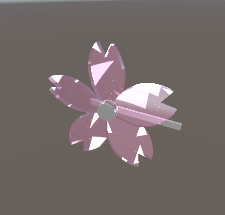 【無料】桜のヘアピン【VRC想定】【3Dモデル】型番AP-001 #21