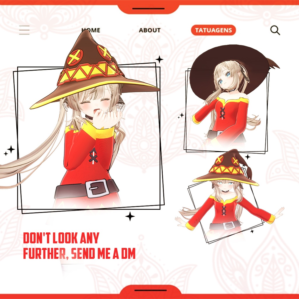 ✨ Megumin 💥 【Crimson Demon Outfit】