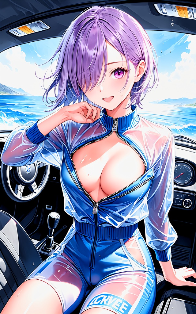 エチエチカーレース部 レース後の汗だく女子と禁断のエチエチドリフト! vol.2