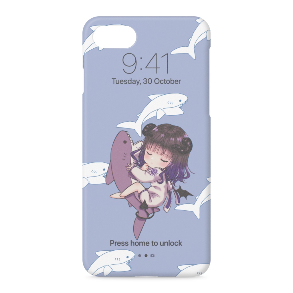 悪魔ちゃんスマホケース🦈💜